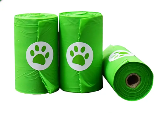 龙膜新材料 PLA可降解堆肥塑料袋 宠物清洁用品 动物猫狗拾便袋